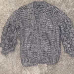Chunky Knit Bubble Cardigan